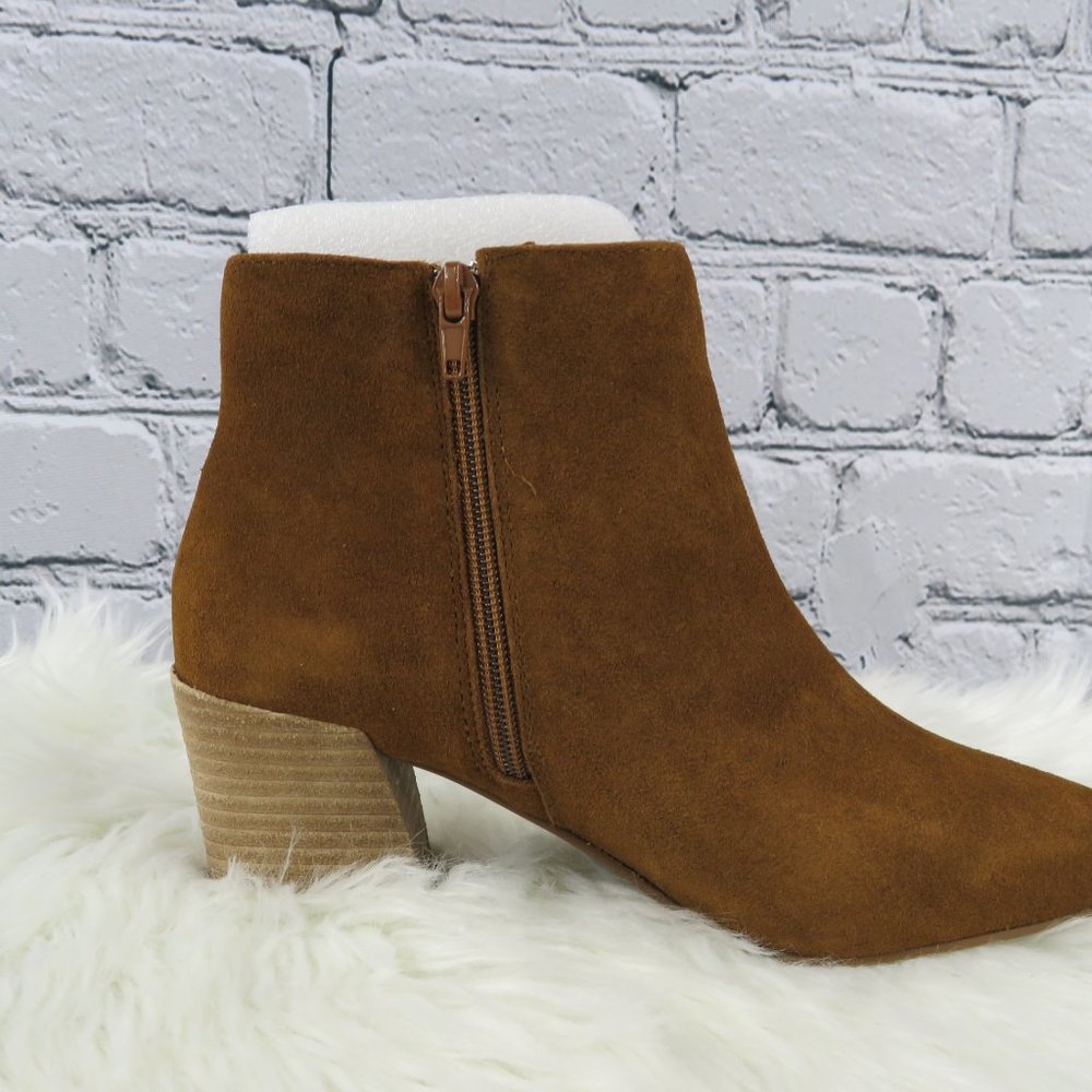 NEW - Women's Brown Leyton Ankle Booties - Picture 3 of 7